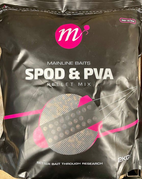 Mainline Baits Spod & PVA Pellet Mix 2kg Bag