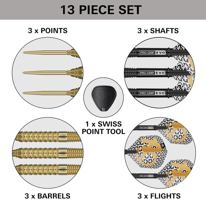 Target Bolide Envy 02 90% SP Steel Tip Darts