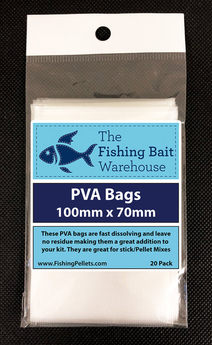 70mm x 100mm Perforated PVA Bait Bags