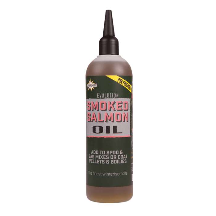 Dynamite Baits Evolution Smoked Salmon Oil 300ml Bottle