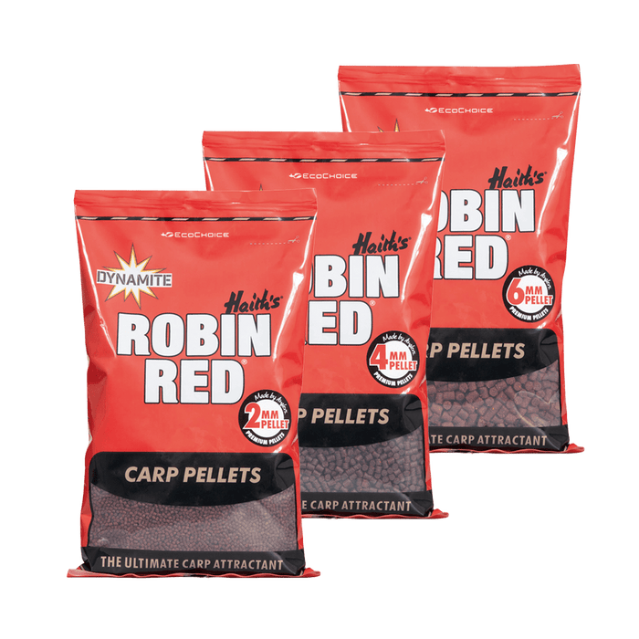 Dynamite Baits Robin Red Pellets 900g Bag