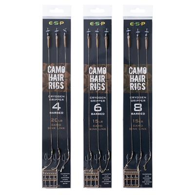 ESP Ready Made Camo Hair Rigs