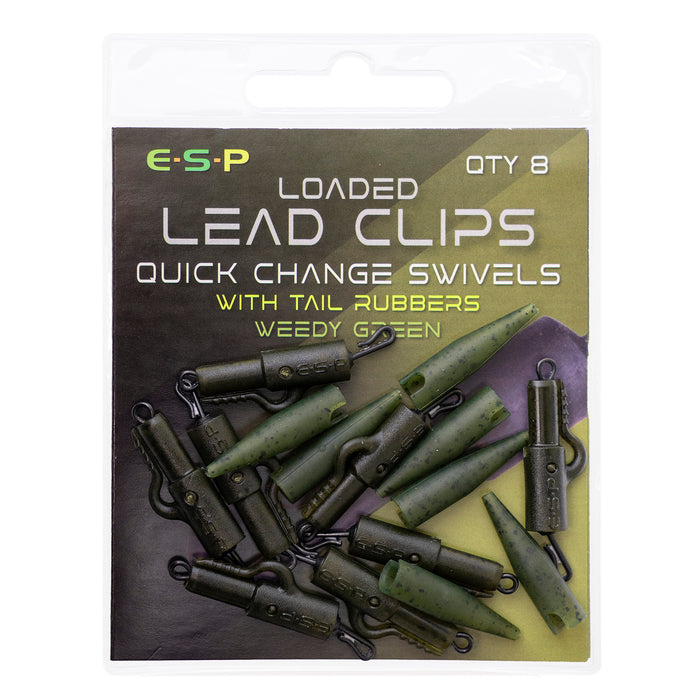 ESP Loaded Camo Lead Clip Kit Quick Change Swivel