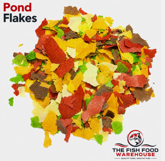 Pond Flakes Premium Floating Koi Carp Goldfish & Pond Fish Food