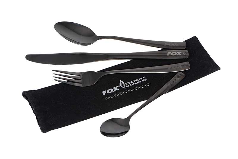 Fox Cookwear Black 4 Piece Cutlery Set
