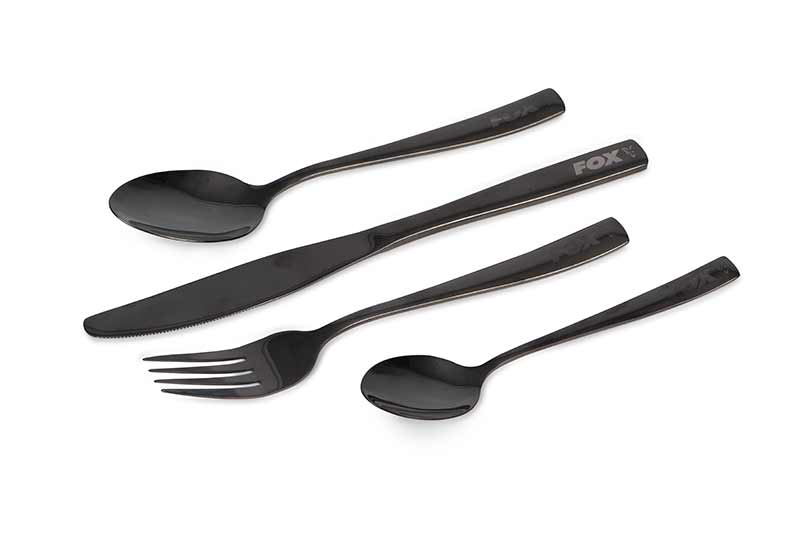 Fox Cookwear Black 4 Piece Cutlery Set