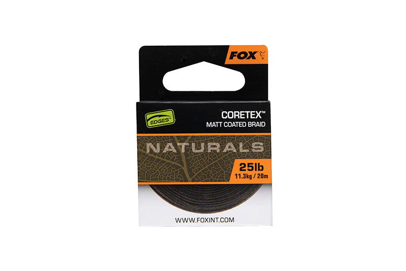 Fox Edges Naturals Cortex Semi Stiff Coated Hooklink