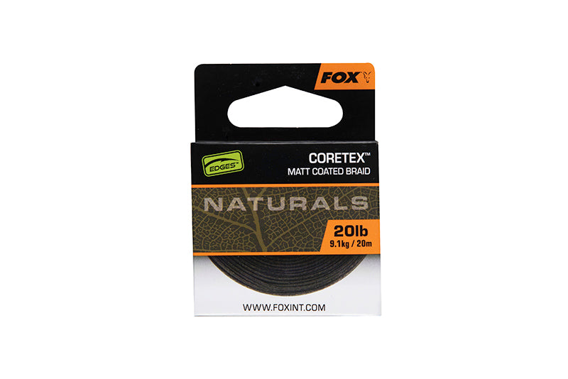Fox Edges Naturals Cortex Semi Stiff Coated Hooklink