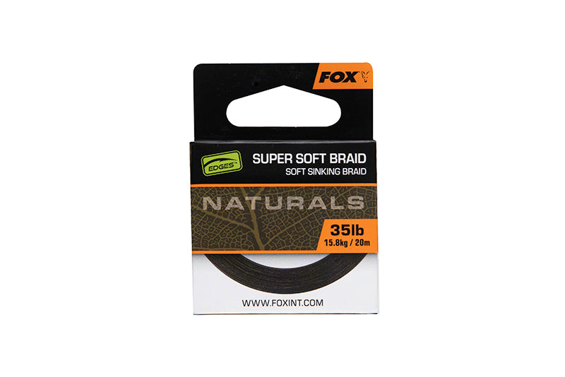 Fox Edges Naturals Super Soft Braided Hooklink