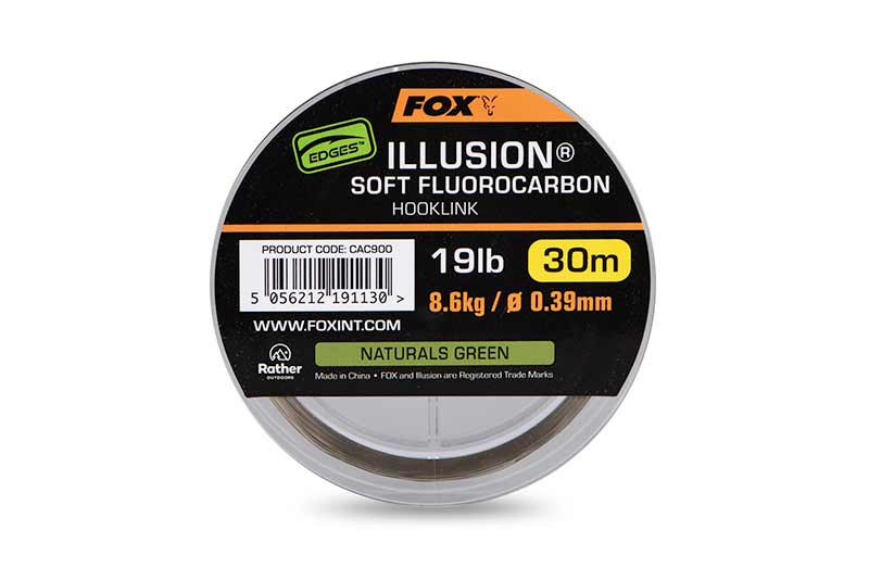 Fox Illusion Soft Fluorocarbon Hooklink Naturals Green