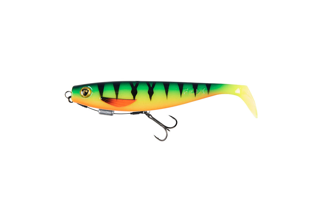 Fox Rage Pro Shad Loaded Fire Tiger Soft Bait Lure 14cm 24g