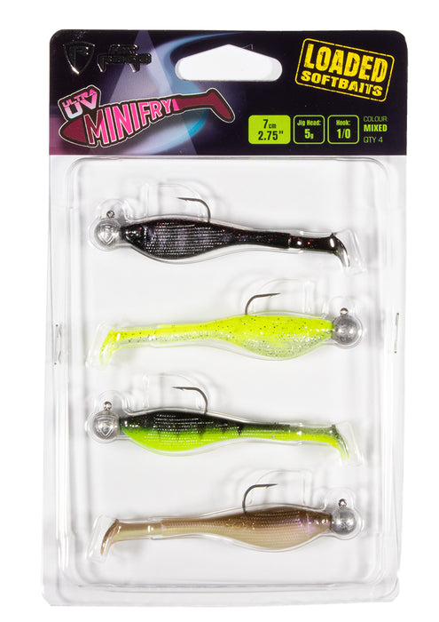 Fox Rage Ultra UV Mini Fry Loaded Jig Soft bait Lure 7cm 5g