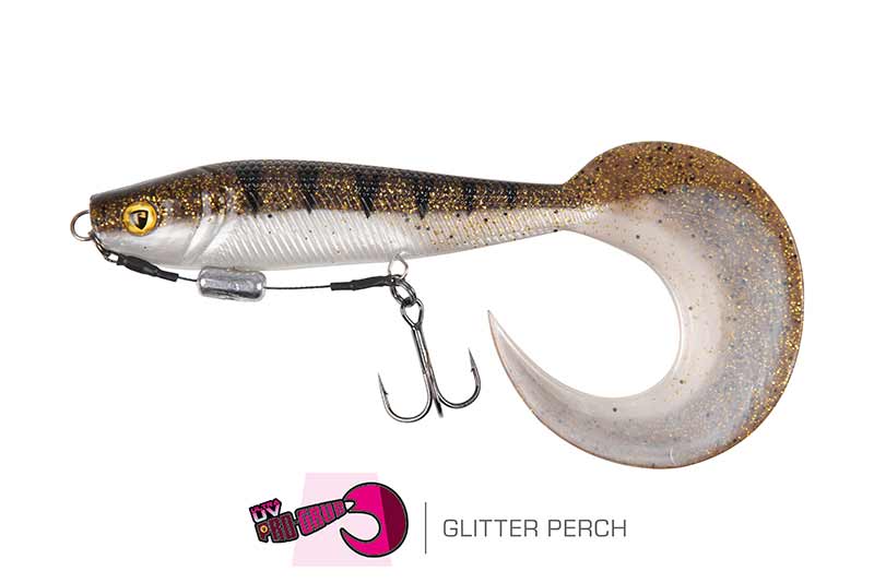 Fox Rage Ultra UV Pro Grub Glittering Perch Loaded Soft Bait Lure