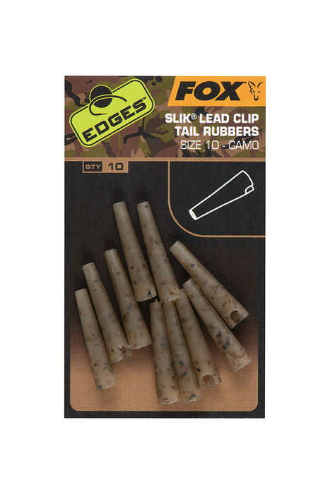 Fox Slik Camo Lead Clip Tail Rubbers