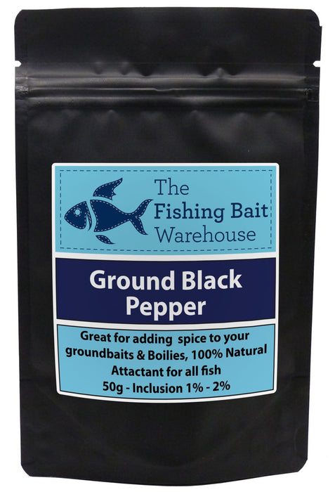Ground Black Pepper 50g - Bait Additive