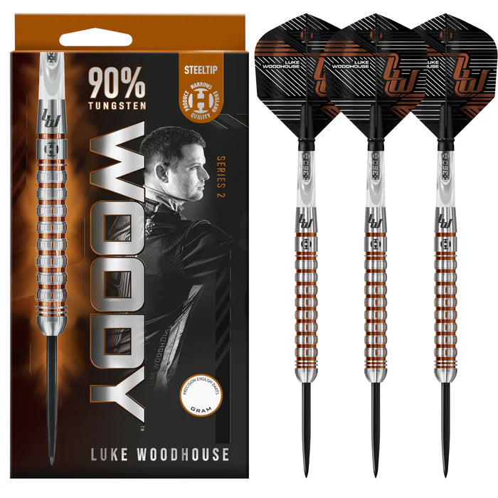 Harrows Luke Woodhouse Series 2 - 90% Tungsten Steel Darts