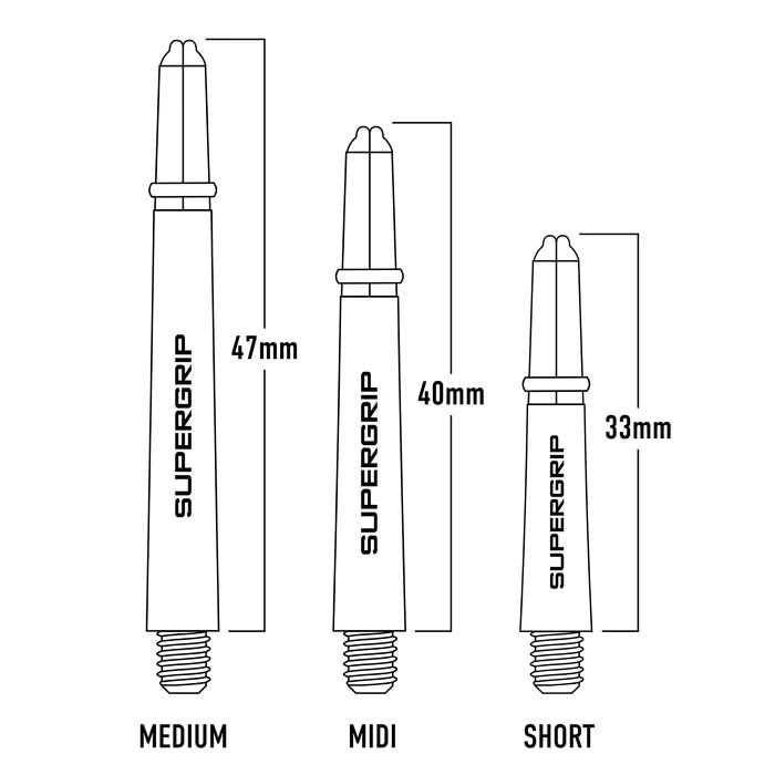 Harrows Supergrip Dart Shafts - Durable Precision Fit