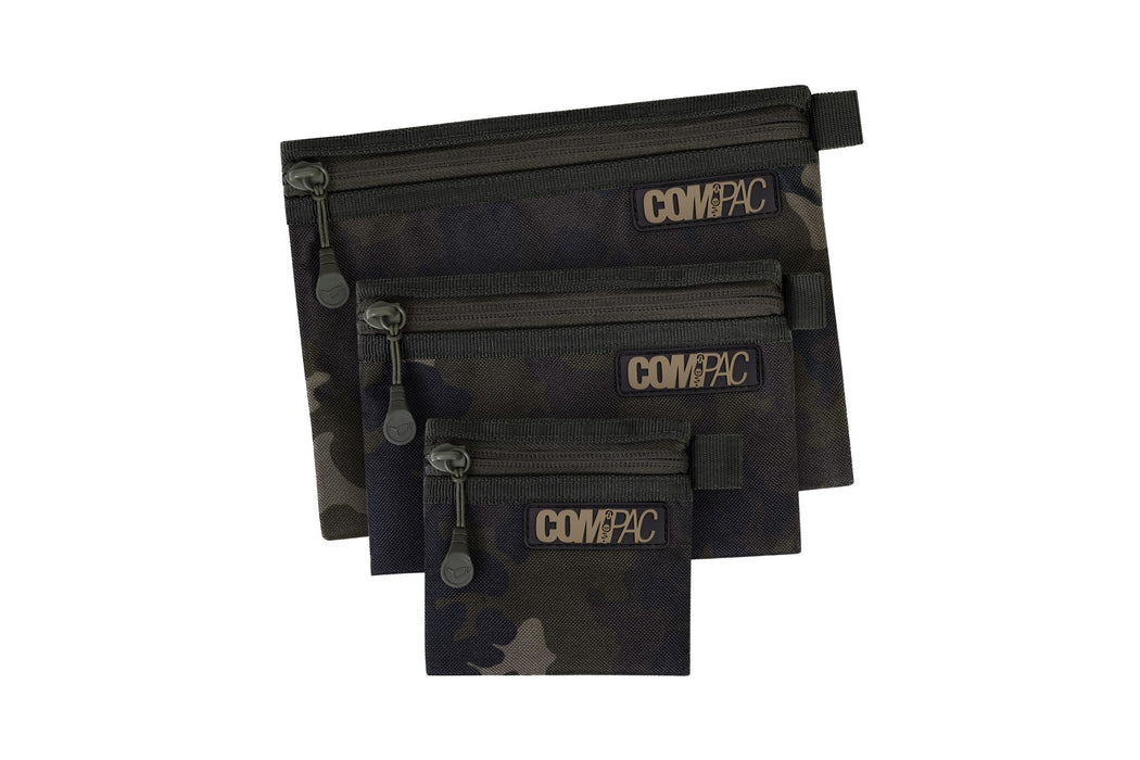 Korda Compac Wallets Set Of 3 Dark Kamo
