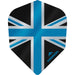 Mission Alliance Union Jack NO6 Dart Flights Blue, Black, White