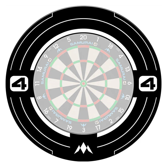 Mission Darts Samurai 4 Surround - White Edition
