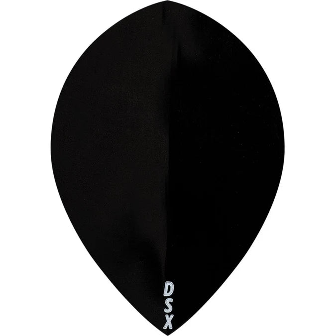 Mission Designa DSX100 Pear Shape Darts Flights Black