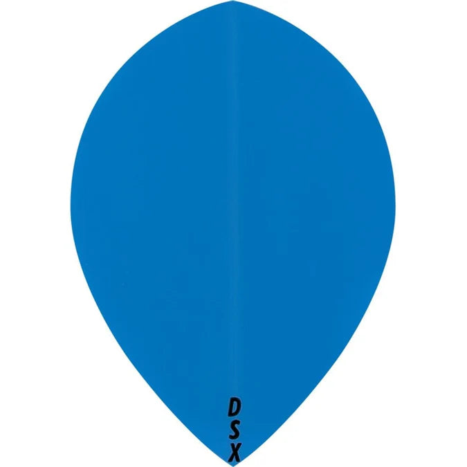 Mission Designa DSX100 Pear Shape Darts Flights Blue