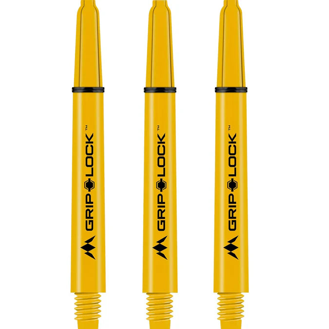Mission Griplock Yellow Dart Stems - Secure Precision Fit