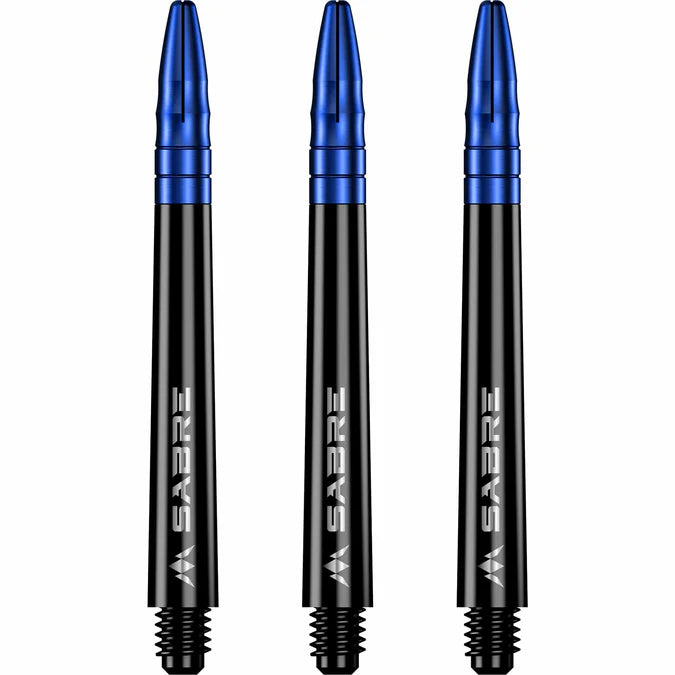 Mission Sabre Polycarbonate Dart Stems Black/Blue