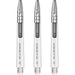 Mission Sabre Polycarbonate Dart Stems Clear & Silver 