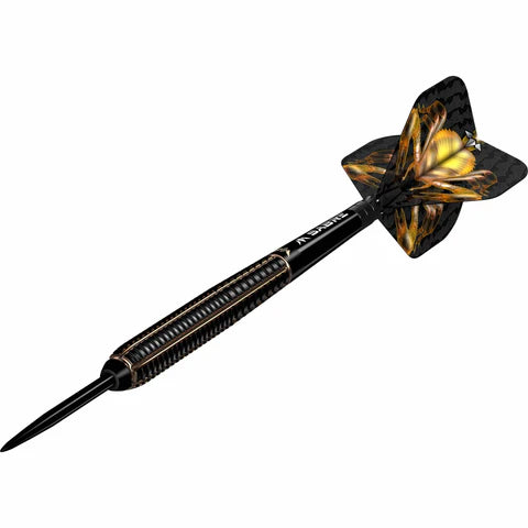 Mission Scorpion Darts | Steel Tip | 90% Tungsten | Black & Gold Electro
