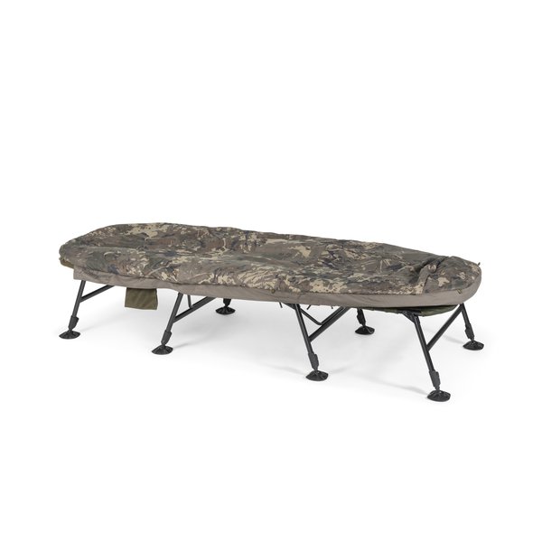 Bedchair Nash Indulgence HD40 Sleep System 8 Legs Camo Wide | Pacific Pêche Bedchair Nash Indulgence HD40 Sleep System 8 Legs Camo Wide | Pacific Pêche