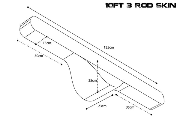 Nash Scope OPS 10ft 3 Rod Soft Protect Rod Skin New 2025