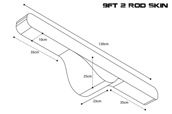 Nash Scope OPS 9ft 2 Rod Soft Protect Rod Skin New 2025