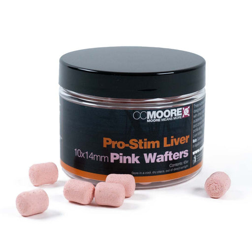 CC Moore Pro-Stim Liver 10x14mm Pink Coloured Wafters
