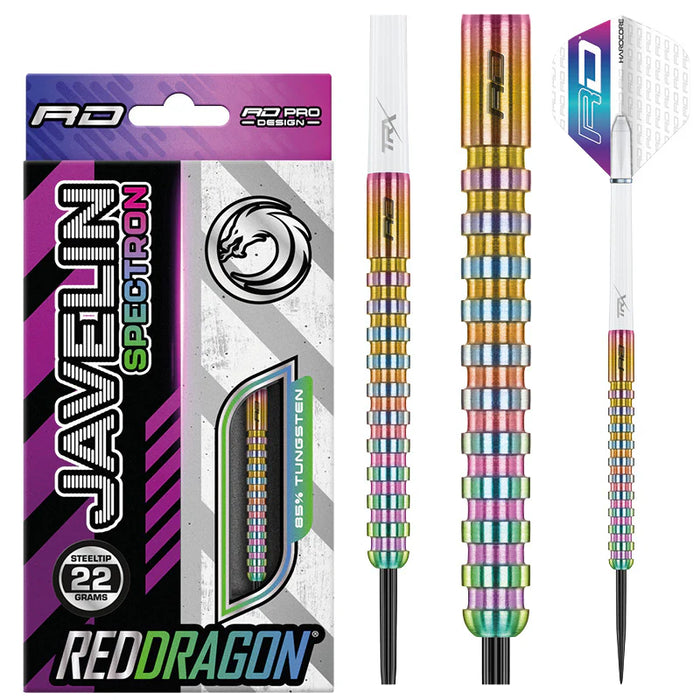 Red Dragon Javelin Spectron - 85% Tungsten Steel Point Darts
