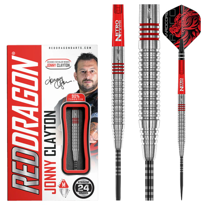 Red Dragon Jonny Clayton Original 2.0 Steel Tip Darts