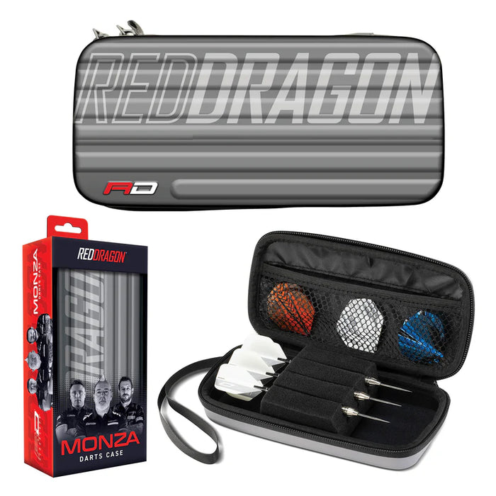 Red Dragon RD Monza Grey Dart Case - Compact Storage