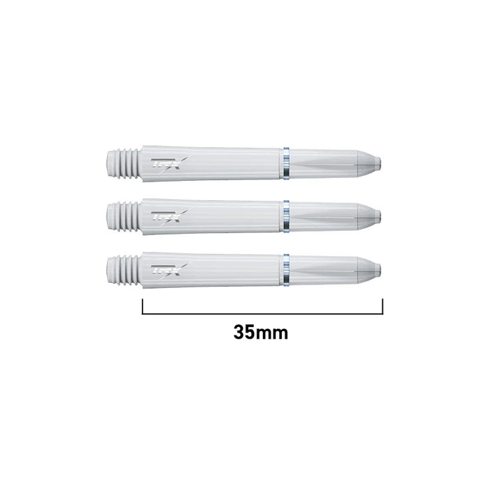 Red Dragon TRX White Darts Shaft - Lightweight & Durable Short