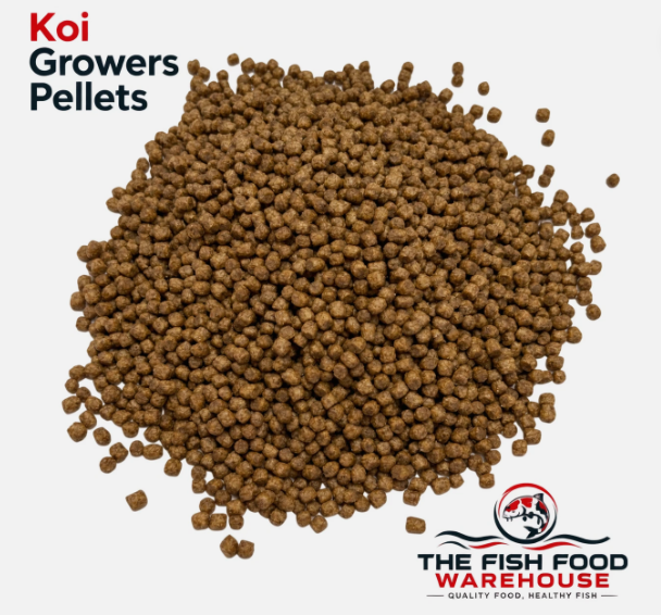 Premium Koi Grower Pellets 3mm & 6mm High Protein Floating Pond Fish Food