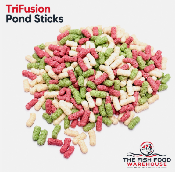 TriFusion Koi Pond Sticks – Premium Floating Goldfish & Pond Fish Food