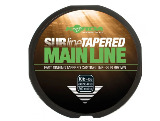 Korda Sub Line Tapered Mainline Sub Brown 10lb - 40lb 300m