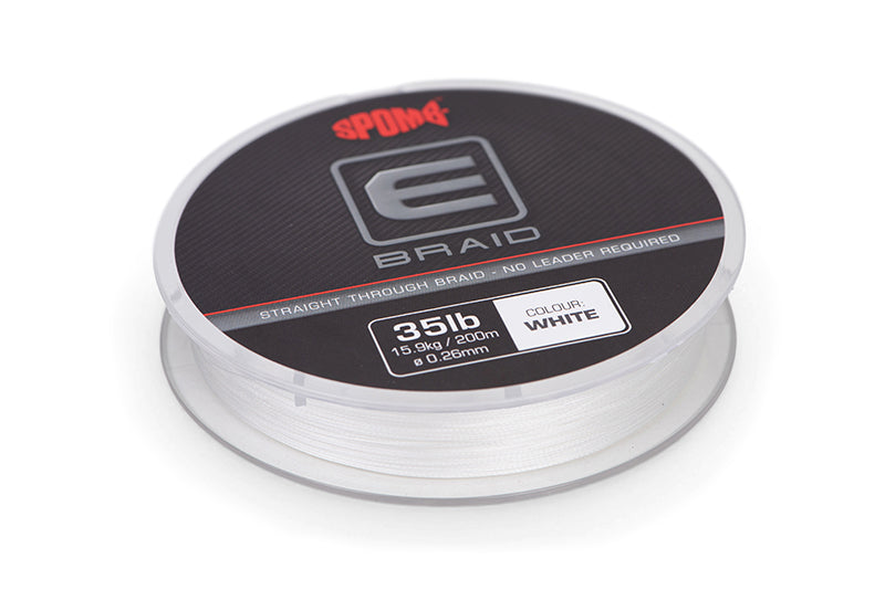 Spomb E Braid 35lb 200m White