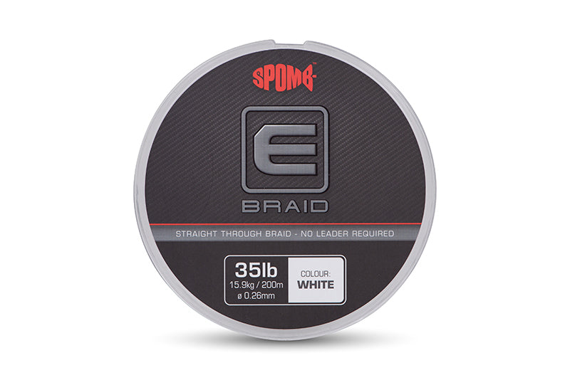 Spomb E Braid 35lb 200m White