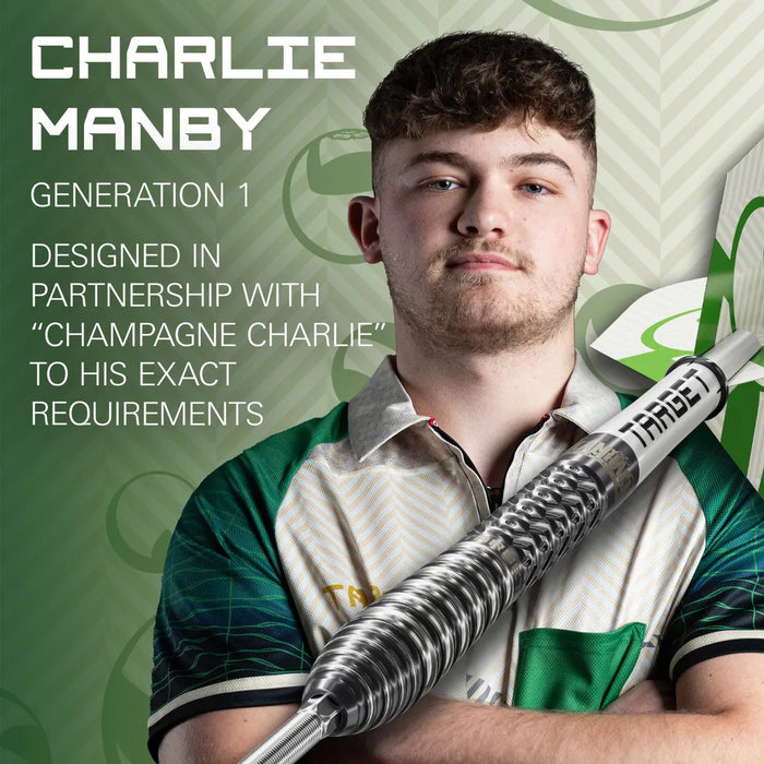 Target Charlie Manby 95% Tungsten SP Steel Tip Darts 2026
