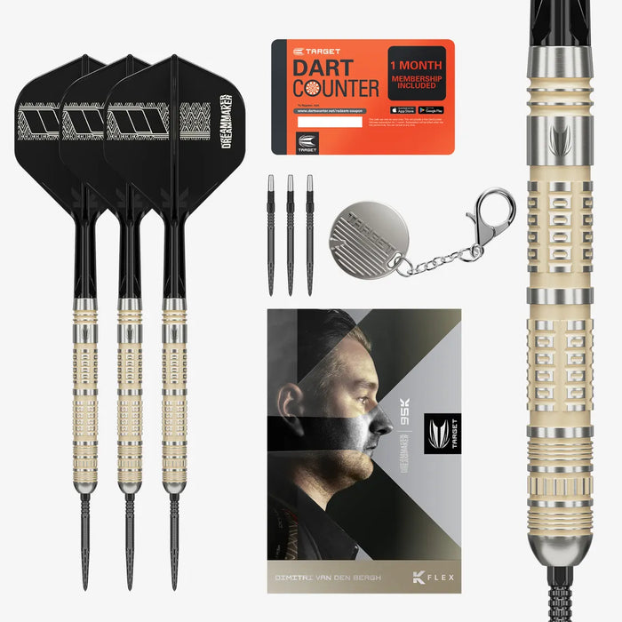 Target Dimitri Van Den Bergh 95K 23g SP Steel Tip Darts