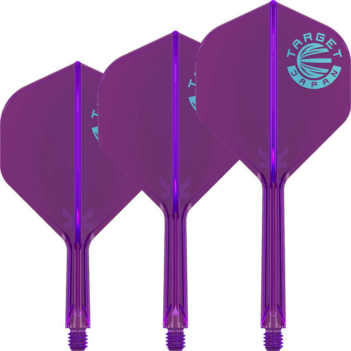 Target Japan Logo Purple K-Flex NO2 Dart Flights