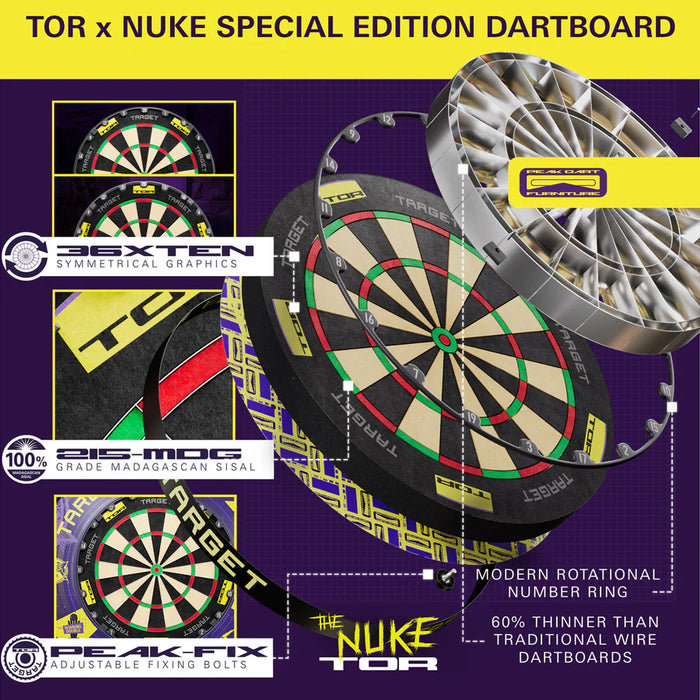 Target Luke Littler World Champion Dartboard Bundle