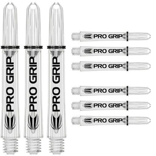 Target Pro Grip Clear Dart Stems (3 Sets)