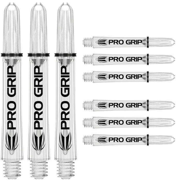 Target Pro Grip Clear Dart Stems (3 Sets)