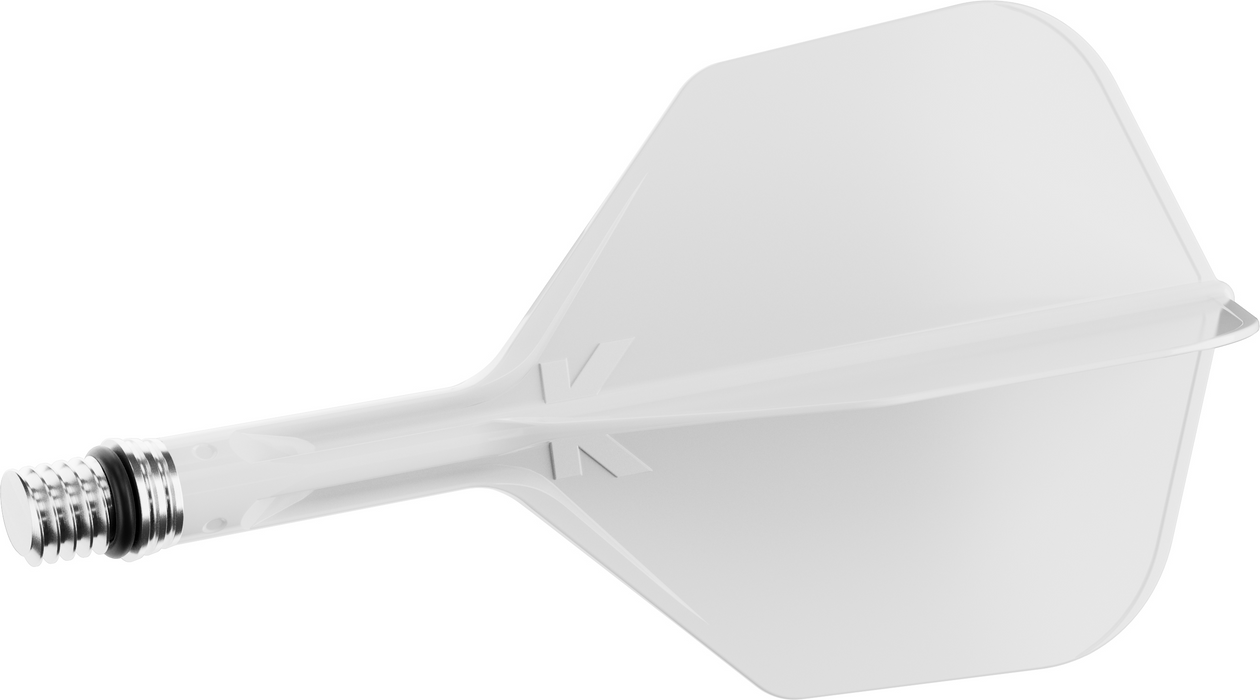 Target White No6 K-Shift Dart Flights